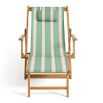 Шезлонг из акации и ткани Venezuela варинант исполнения - 4 | Loft Concept в Липецке