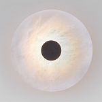 Бра светодиодный с мраморным рассеивателем черный  варинант исполнения - 1 | Loft Concept в Липецке