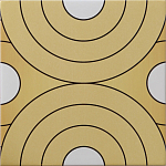 Дизайнерская плитка с узором Диски варинант исполнения - 2 | Loft Concept в Липецке