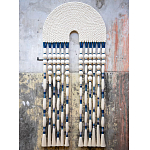 Настенное украшение из нитей Корона с кисточками Crown Wall Hanging варинант исполнения - 1 | Loft Concept в Липецке