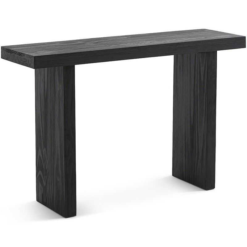Консоль из массива сосны Morino Console Table Черный Консоль из массива сосны Morino Console Table Черный в Липецке | Loft Concept