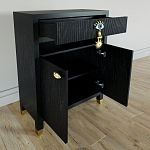 Комод Elsa Dreams Black Двухстворчатый  варинант исполнения - 2 | Loft Concept в Липецке