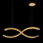 Люстра волнистой формы с фактурным хрустальным плафоном Light Delight варинант исполнения - 2 | Loft Concept в Липецке