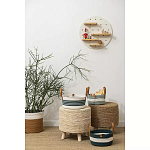 Корзина для хранения с ручками Interlacement Green варинант исполнения - 6 | Loft Concept в Липецке