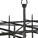 Люстра черная квадратной остроконечной формы Black Square варинант исполнения - 1 | Loft Concept в Липецке