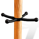 Вешалка с круглым основанием и черными металлическими крючками Industrial Metal Rust варинант исполнения - 2 | Loft Concept в Липецке