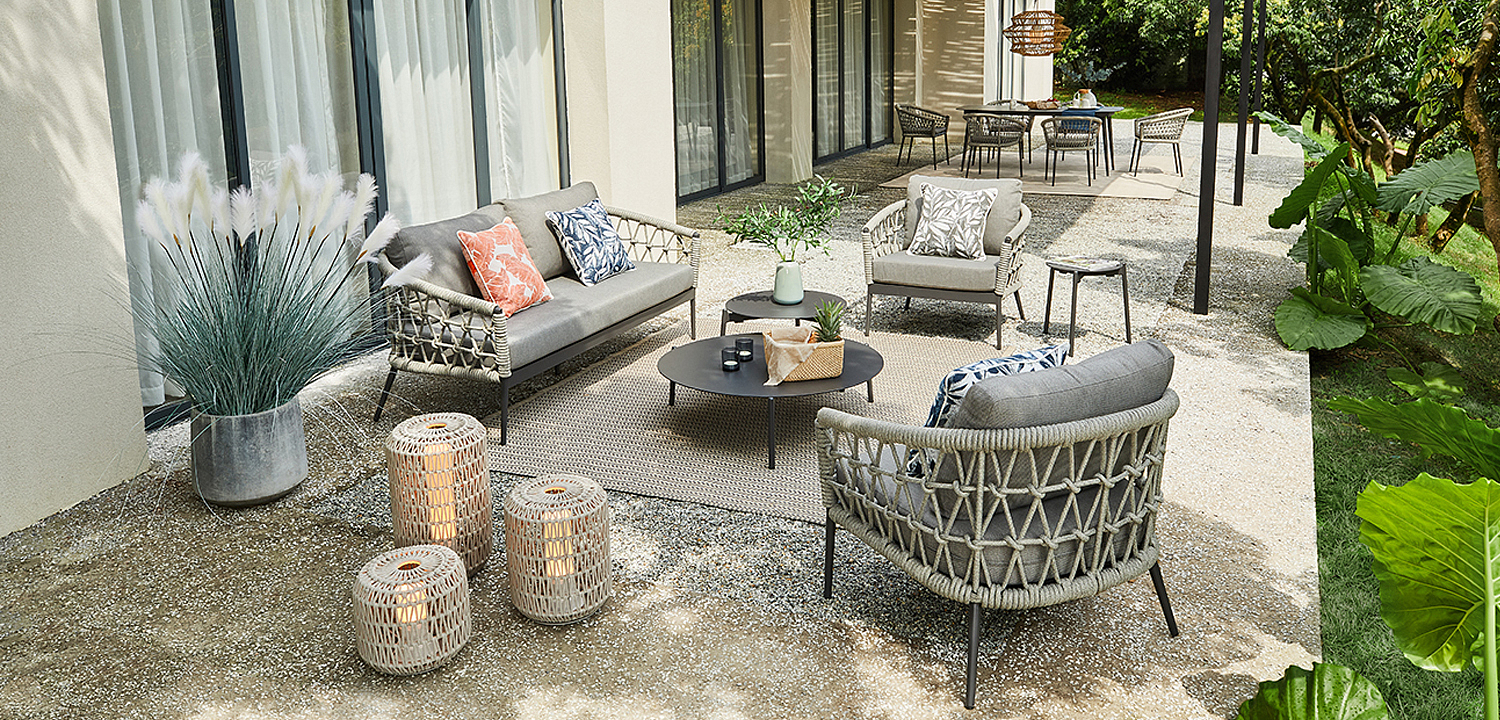 Уличный диван Niels Outdoor Sofa Уличный диван Niels Outdoor Sofa - Loft-Concept в Липецке