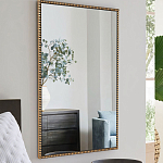 Зеркало прямоугольное в фактурной золотой раме Reflective Fabric варинант исполнения - 6 | Loft Concept в Липецке