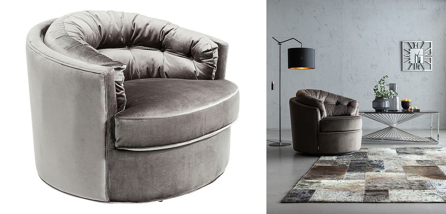 Кресло вращающееся Gray Delilah Кресло вращающееся Gray Delilah - Loft-Concept в Липецке