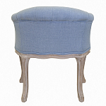Кресло низкое в стиле прованс Louis French Armchair light blue flax варинант исполнения - 2 | Loft Concept в Липецке