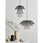 Подвесной светильник Black Grey Mesh Lampshade Hanging Lamp варинант исполнения - 6 | Loft Concept в Липецке