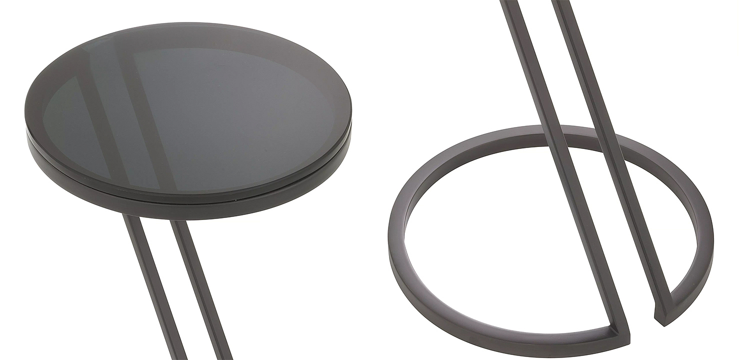 Приставной стол Eichholtz Side Table Falcone Black Приставной стол Eichholtz Side Table Falcone Black - Loft-Concept в Липецке