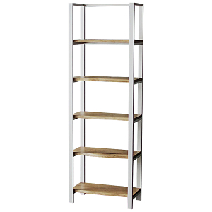 Стеллаж Holt White Industrial Metal Rust Rack