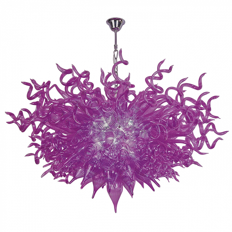 Люстра Jellyfish Tentacles Фиолетовый Хром Люстра Jellyfish Tentacles Фиолетовый Хром в Липецке | Loft Concept