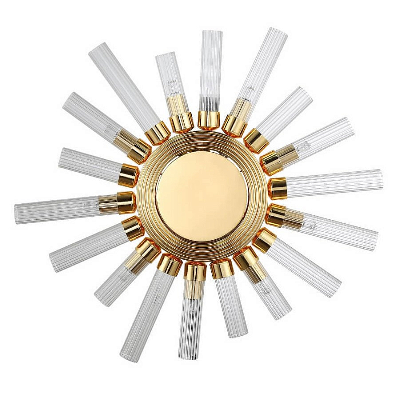 БРА Art Deco Sun Light Ceiling Белый Золотой БРА Art Deco Sun Light Ceiling Белый Золотой в Липецке | Loft Concept