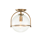 Потолочный светильник с прозрачным стеклянным шаром с эффектом пузырьков Hinkley варинант исполнения - 13 | Loft Concept в Липецке