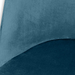 Барный стул вращающийся со спинкой Синий Велюр Vendramin Chair варинант исполнения - 4 | Loft Concept в Липецке