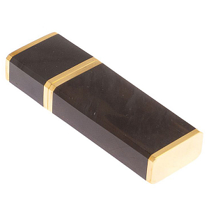 Флешка на 32 гб из натурального камня Обсидиан Черный Stone Flash Drive