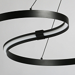 Люстра подвесная светодиодная в виде волнообразной ленты Ribbon Vortex варинант исполнения - 10 | Loft Concept в Липецке