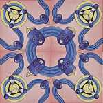 Плитка дизайнерская с узором Дива варинант исполнения - 1 | Loft Concept в Липецке