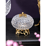 Конфетница из прозрачного рельефного стекла Eden Garden варинант исполнения - 10 | Loft Concept в Липецке