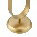 Столик приставной с овальным золотым основанием Oval Gold Base варинант исполнения - 3 | Loft Concept в Липецке