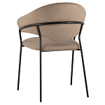 Коричневый стул с обивкой из искусственной замши Alexis варинант исполнения - 5 | Loft Concept в Липецке