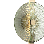 Бра с круглым стеклянным плафоном Gingham варинант исполнения - 9 | Loft Concept в Липецке