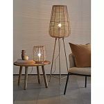 Торшер с плетеным металлическим плафоном Wicker Iron Lamp варинант исполнения - 4 | Loft Concept в Липецке