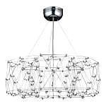 Люстра с тонкой металлической конструкцией цвета хром Quasar варинант исполнения - 1 | Loft Concept в Липецке