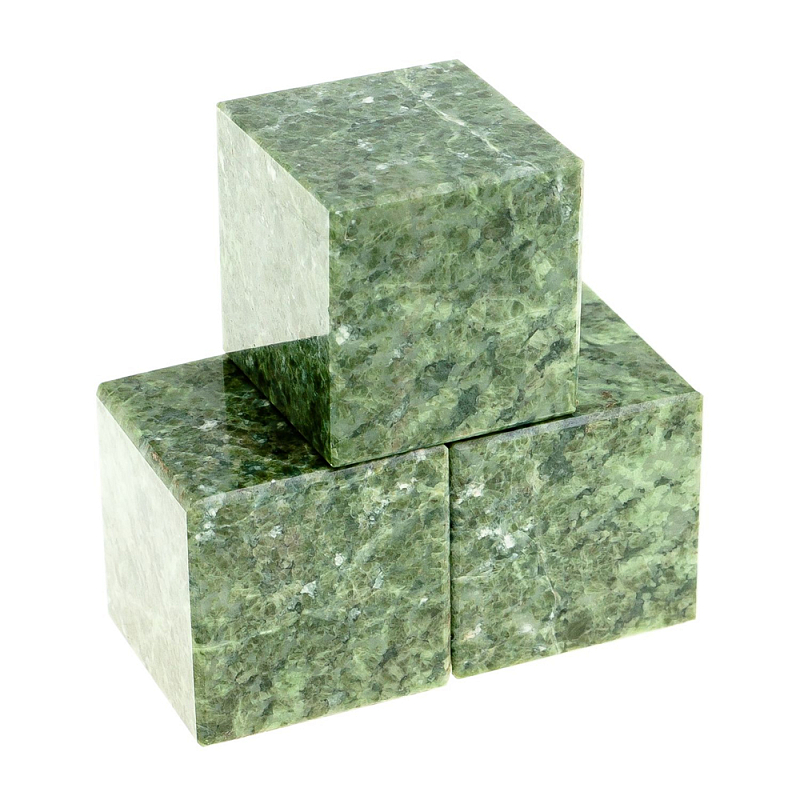 Камни для охлаждения виски из натурального камня жадеит Natural Stone Cube Зеленый Камни для охлаждения виски из натурального камня жадеит Natural Stone Cube Зеленый в Липецке | Loft Concept