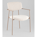 Стул Doe с подклокотниками молочный варинант исполнения - 1 | Loft Concept в Липецке