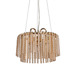 Люстра с подвесными рифлеными стеклянными трубками Nembus варинант исполнения - 1 | Loft Concept в Липецке