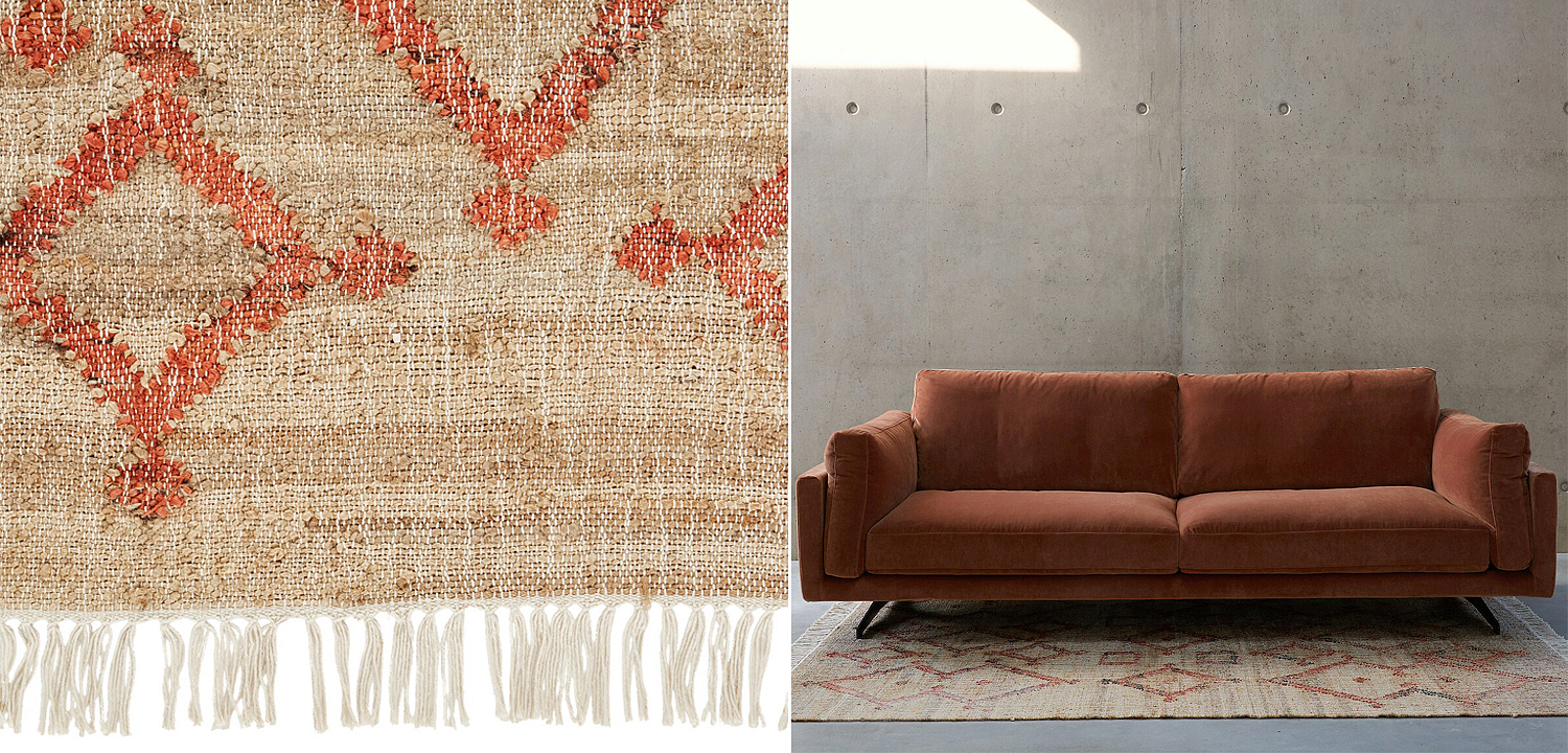 Ковер Ornament Carpet джут и хлопок Ковер Ornament Carpet джут и хлопок - Loft-Concept в Липецке