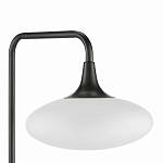 Торшер с белым стеклянным плафоном в форме эллипса Kernel варинант исполнения - 2 | Loft Concept в Липецке