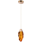 Подвесной светильник Soar Hanging Lamp Brass Amber Янтарный варинант исполнения - 2 | Loft Concept в Липецке