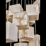 Люстра подвесная с квадратными плафонами из натурального камня Glowing Spheres варинант исполнения - 4 | Loft Concept в Липецке