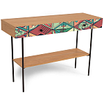 Консоль с принтом на ящиках Elise Console Table варинант исполнения - 11 | Loft Concept в Липецке