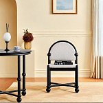 Дизайнерский стул деревянный с полукруглой спинкой Highquality варинант исполнения - 3 | Loft Concept в Липецке