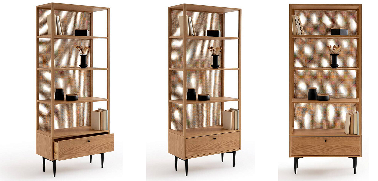 Стеллаж Agnar Wicker Rack Стеллаж Agnar Wicker Rack - Loft-Concept в Липецке
