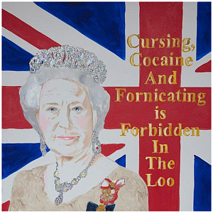 Картина Cursing, Cocaine, and Fornicating Is Forbidden in the Loo