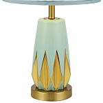 Настольная лампа с абажуром Femia Turquoise Gold Table Lamp варинант исполнения - 3 | Loft Concept в Липецке