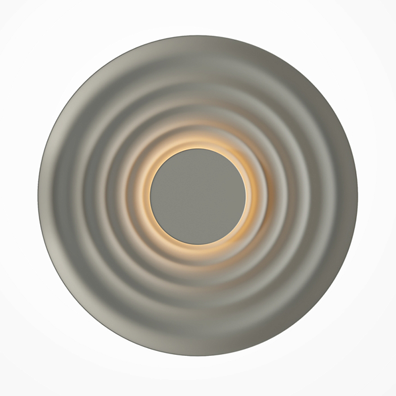 Бра круглое Soft Halo серый Серый в Липецке | Loft Concept 