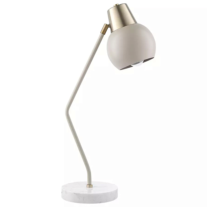 Настольная лампа с регулируемым плафоном Adjustable Lamp Бежевый Сливовый Настольная лампа с регулируемым плафоном Adjustable Lamp Бежевый Сливовый в Липецке | Loft Concept