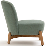 Кресло на деревянных ножках Olguin Green Chair варинант исполнения - 3 | Loft Concept в Липецке