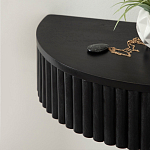 Прикроватный подвесной столик с ящиком черный Bedside Hanging Table варинант исполнения - 4 | Loft Concept в Липецке