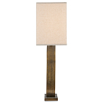 Настольная лампа с корпусом в форме кольца и прямоугольным абажуром French Ring варинант исполнения - 4 | Loft Concept в Липецке