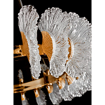 Люстра круглая с фактурными элементами в виде ракушек Inspired Sea варинант исполнения - 3 | Loft Concept в Липецке