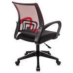 Офисное кресло с основанием из черного пластика Desk chairs Red варинант исполнения - 4 | Loft Concept в Липецке