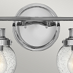 Бра для ванных комнат с прозрачным шарообразным плафоном из стекла с пузырьками на круглом основании Hinkley варинант исполнения - 17 | Loft Concept в Липецке